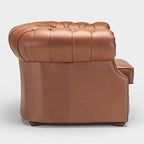 Ledercouch Chesterfield, 3-Sitzer